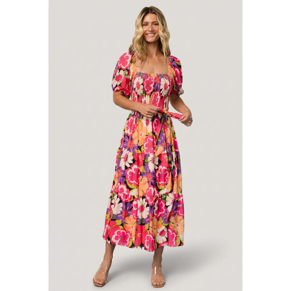 Baltic Born Mazatlan Maxi Dress | Vibrant Floral Size XLXL